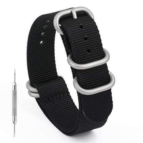 Thick Premium Woven Nylon Military Watch Strap Band