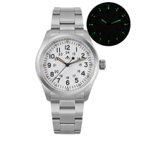 White Dial Steel