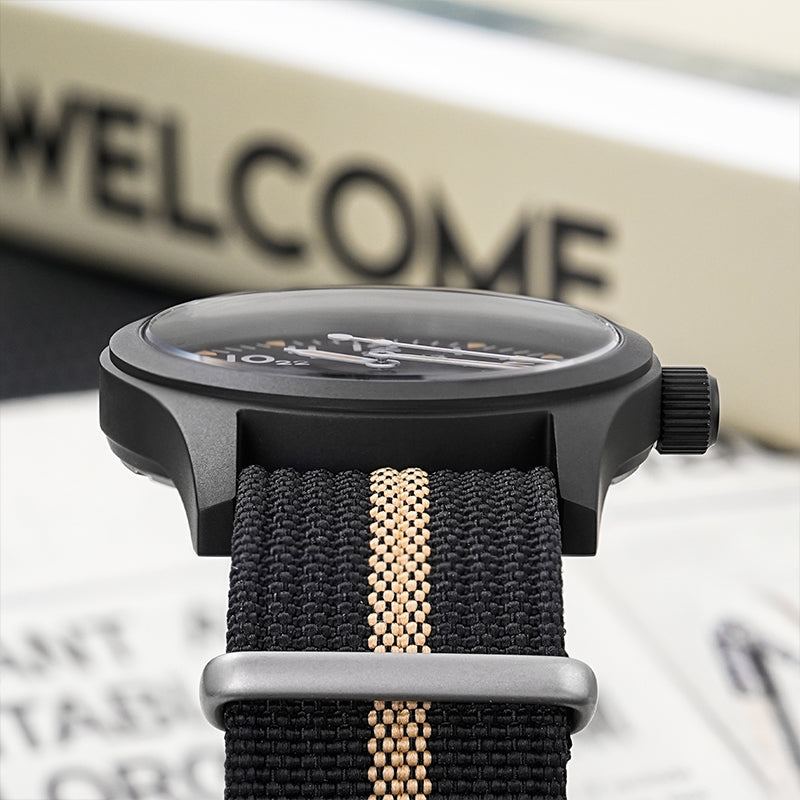 Militado ML05 VH31 Vintage Military Watch  Black PVD