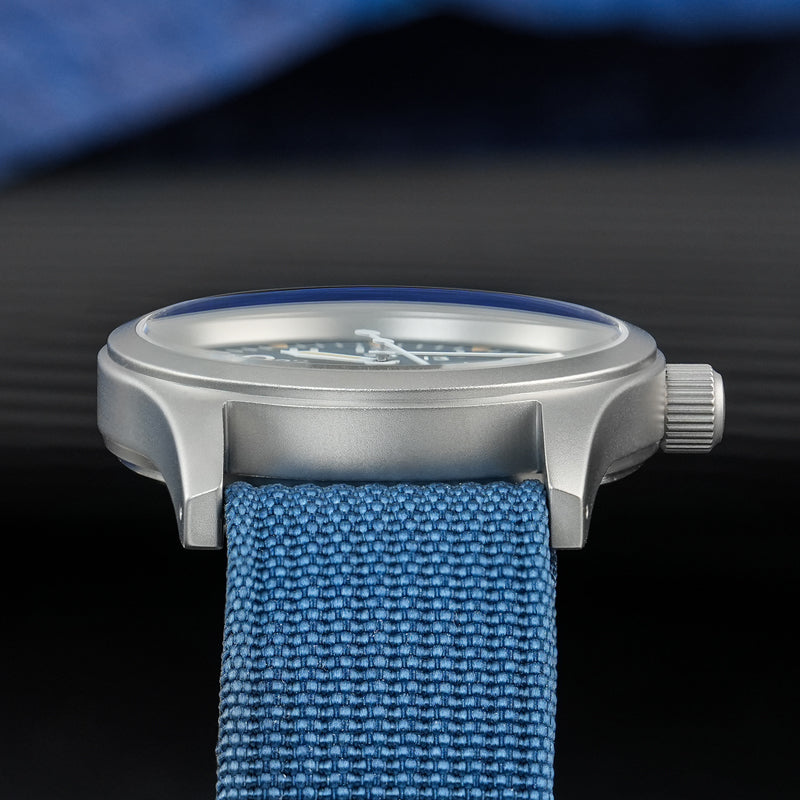 Militado ML05 VH31 Vintage Military Watch  Blue Dial