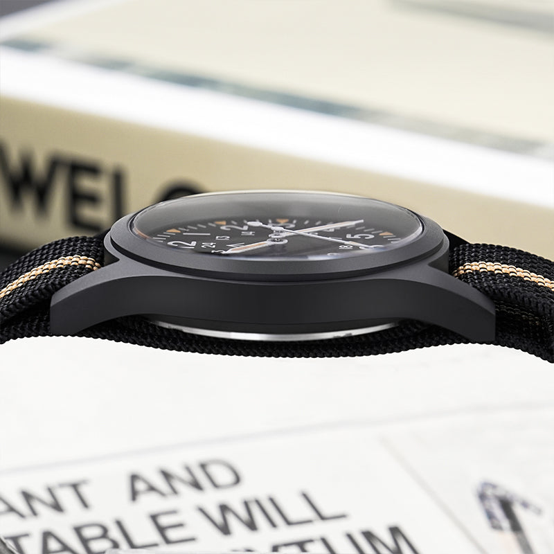 Militado ML05 VH31 Vintage Military Watch  Black PVD