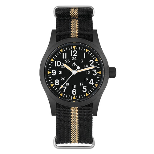 Militado ML05 VH31 Vintage Military Watch  Black PVD