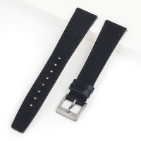 Blue leather strap