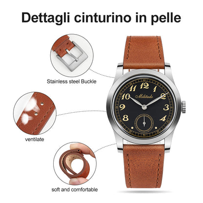 20mm Genuine Leather Watch Strap