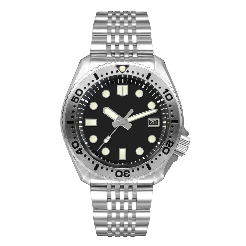 San Martin SN046G Diving Watch Abalone 42.5MM NH35 C3 Luminous AR Sapphire 20Bar Luxury Watch