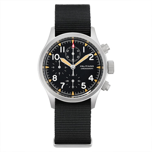 Chronograph Watch Militado ML1868  Retro VK67 Quartz