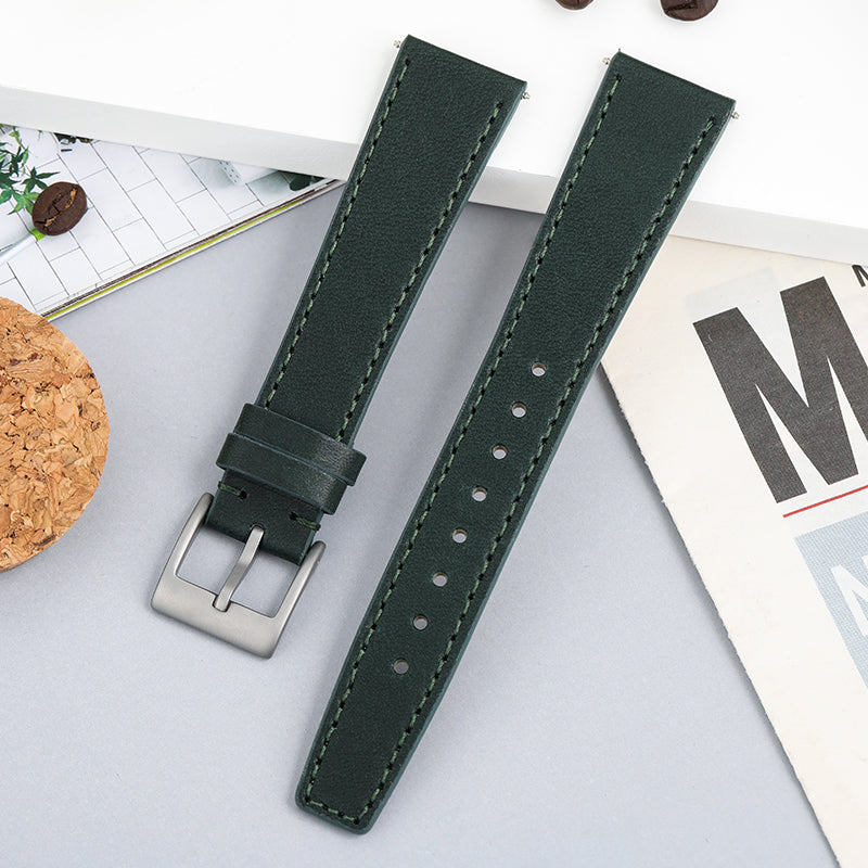 20mm Genuine Leather Watch Strap