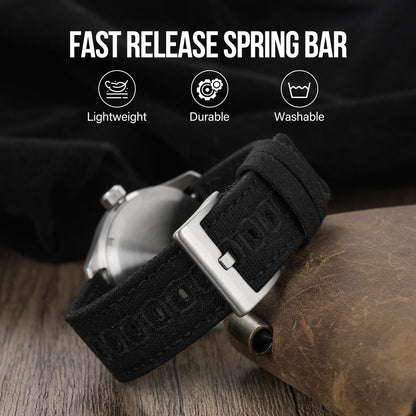 Canvas Watch Strap Vintage Watch band 20mm 22mm