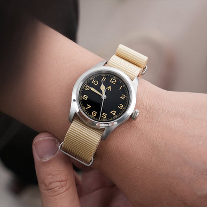 Smooth Nylon Watch Band with Sandblasting Buckle 18mm 20mm 22mm