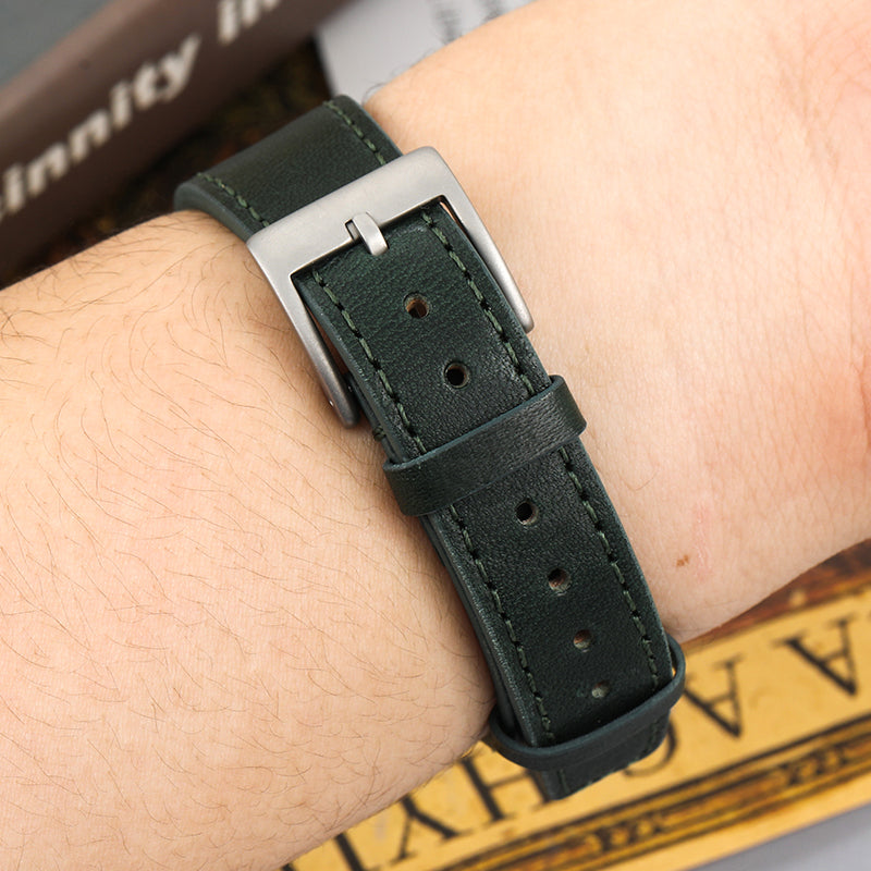 20mm Genuine Leather Watch Strap