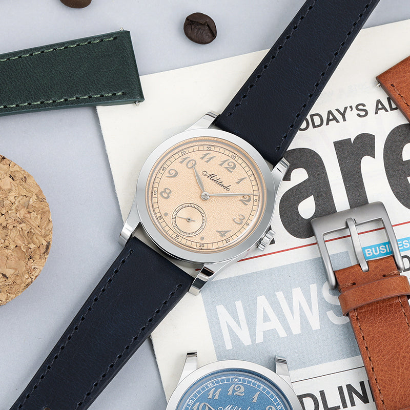 20mm Genuine Leather Watch Strap