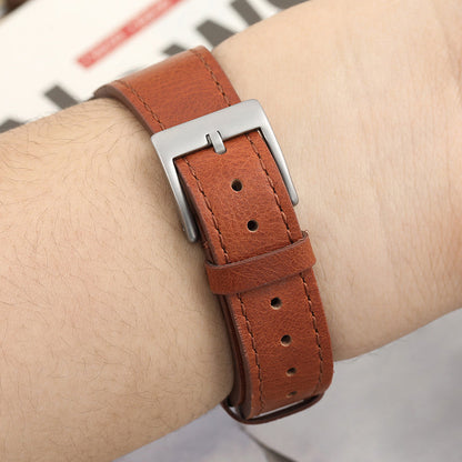 20mm Genuine Leather Watch Strap