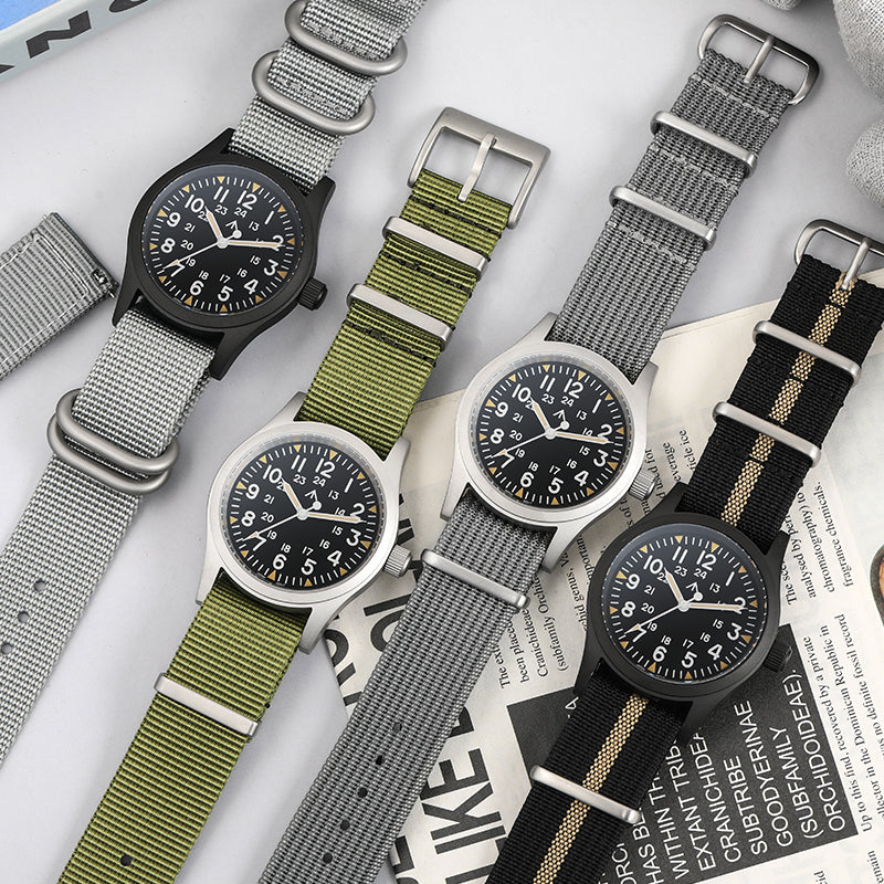 Militado ML05 VH31 Vintage Military Watch  Black PVD