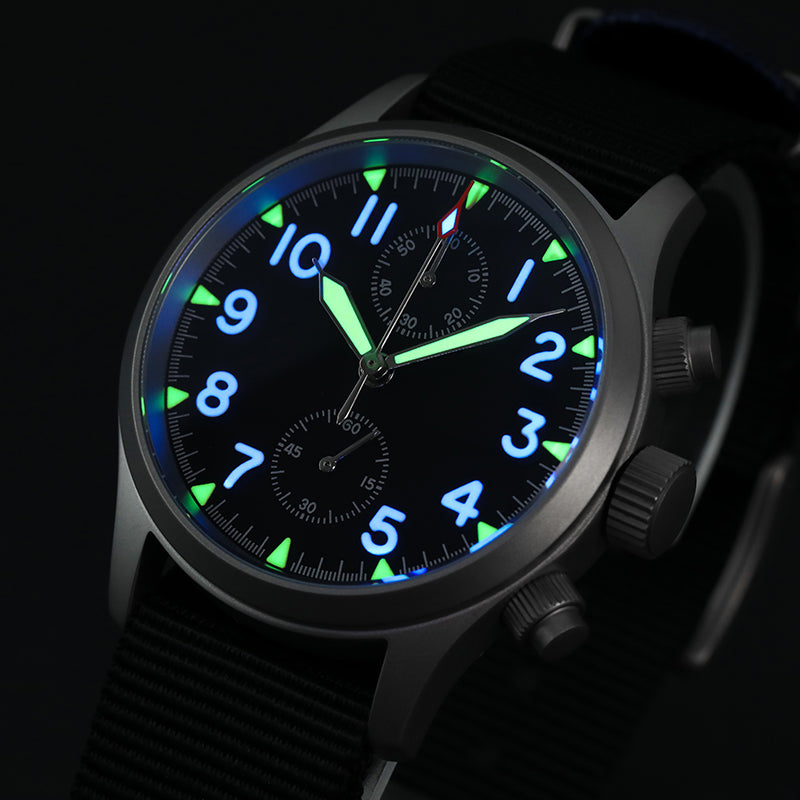 Militado ML1868 Retro VK61 Quartz Chronograph Watch