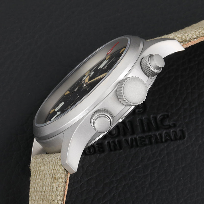 Chronograph Watch Militado ML1868  Retro VK67 Quartz