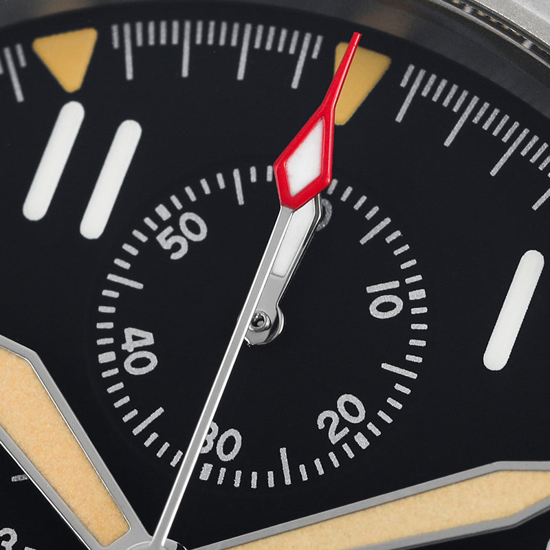 Chronograph Watch Militado ML1868  Retro VK67 Quartz