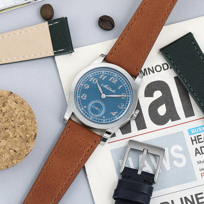 20mm Genuine Leather Watch Strap