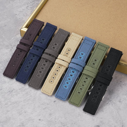 Canvas Watch Strap Vintage Watch band 20mm 22mm