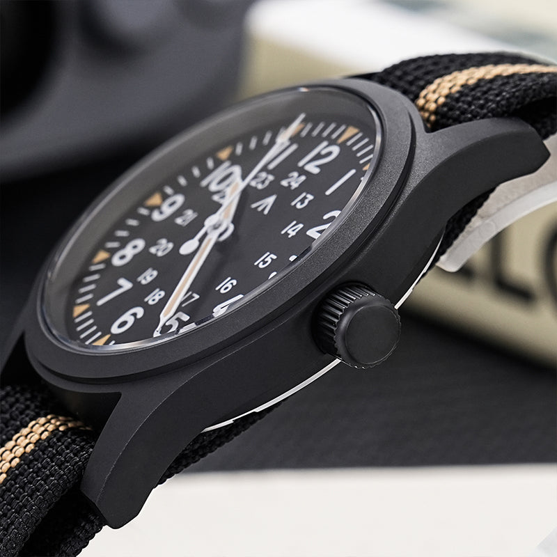 Militado ML05 VH31 Vintage Military Watch  Black PVD