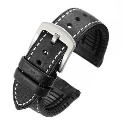 Premium Quality Leather-Fluorine Ruber Watch Bands