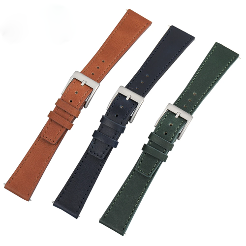 20mm Genuine Leather Watch Strap
