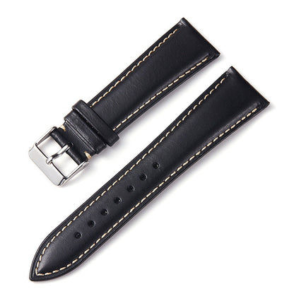 High Quality Leather Strap Vintage Oil Wax Leather Watch Band Cowhide Watchband 18mm 19mm 20mm 21mm 22mm