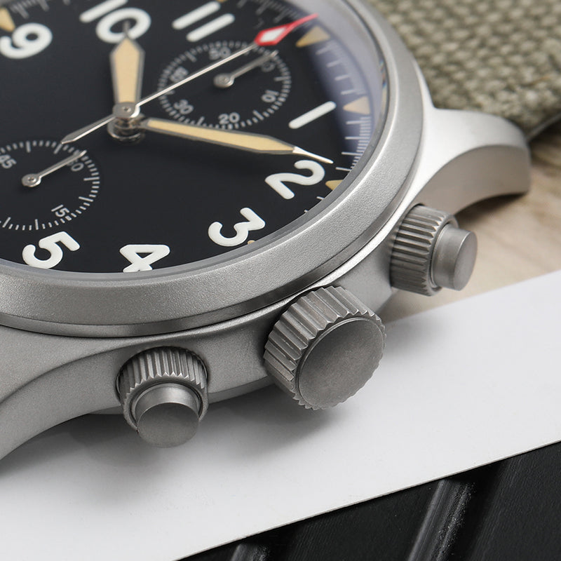 Militado ML1868 Retro VK61 Quartz Chronograph Watch