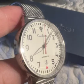 CADISEN C8224 Pilot Watch Dress NH35A Sapphire 50M Waterproof Mesh Belt Sapphire photo review