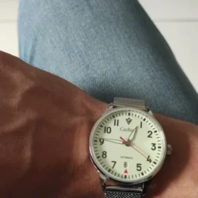 CADISEN C8224 Pilot Watch Dress NH35A Sapphire 50M Waterproof Mesh Belt Sapphire photo review