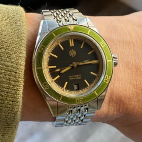 San Martin SN0116G Dive Watch 39.5mm NH35 Automatic AR Sapphire C3 Lume 120 clicks 20Bar photo review