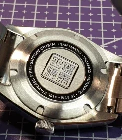 San Martin SN0144G "JianZhan" Gada Watch 36mm 39mm 42mm Miyota 9015 Original Dress AR Sapphire BGW Lume 10Bar photo review