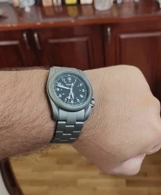 Titanium Field Watch Boderry Voyager A11 Field Seiko NH35 Movement Sapphire Swiss Lume 40MM 10Bar photo review