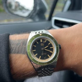San Martin SN0116G Dive Watch 39.5mm NH35 Automatic AR Sapphire C3 Lume 120 clicks 20Bar photo review