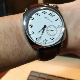 Square Watch Militado ML11 Sub Second ST1701K Automatic AR Doomed Sapphire10Bar 36mm Swiss Lume photo review