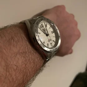 San Martin SN0129G GMT Watch 39mm Desert Texture Luxury NH34 Automatic AR Sapphire BGW9 luminous photo review
