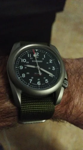 Titanium Field Watch Boderry Voyager A11 Field Seiko NH35 Movement Sapphire Swiss Lume 40MM 10Bar photo review