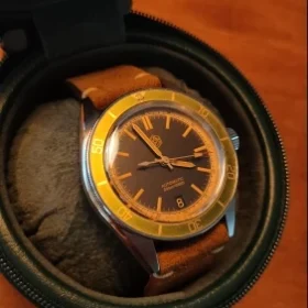 San Martin SN0116G Dive Watch 39.5mm NH35 Automatic AR Sapphire C3 Lume 120 clicks 20Bar photo review