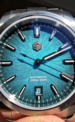 San Martin SN0144G "JianZhan" Gada Watch 36mm 39mm 42mm Miyota 9015 Original Dress AR Sapphire BGW Lume 10Bar photo review