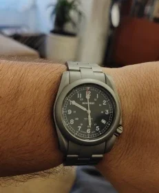 Titanium Field Watch Boderry Voyager A11 Field Seiko NH35 Movement Sapphire Swiss Lume 40MM 10Bar photo review