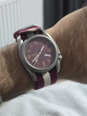 Titanium Field Watch Boderry Voyager A11 Field Seiko NH35 Movement Sapphire Swiss Lume 40MM 10Bar photo review