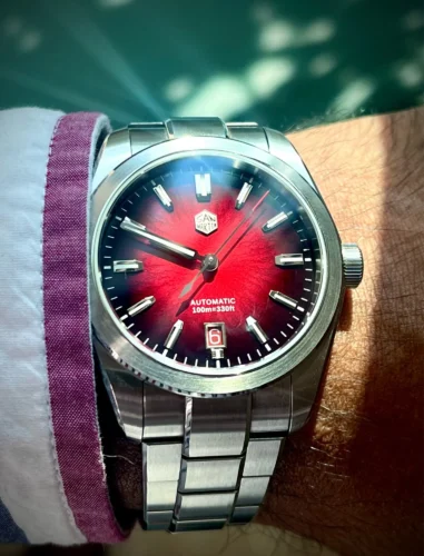 San Martin SN0144G "JianZhan" Gada Watch 36mm 39mm 42mm Miyota 9015 Original Dress AR Sapphire BGW Lume 10Bar photo review