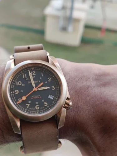 Titanium Field Watch Boderry Voyager A11 Field Seiko NH35 Movement Sapphire Swiss Lume 40MM 10Bar photo review