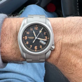 Titanium Field Watch Boderry Voyager A11 Field Seiko NH35 Movement Sapphire Swiss Lume 40MM 10Bar photo review