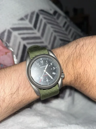 Titanium Field Watch Boderry Voyager A11 Field Seiko NH35 Movement Sapphire Swiss Lume 40MM 10Bar photo review