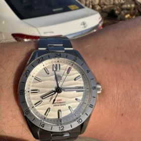 San Martin SN0129G GMT Watch 39mm Desert Texture Luxury NH34 Automatic AR Sapphire BGW9 luminous photo review