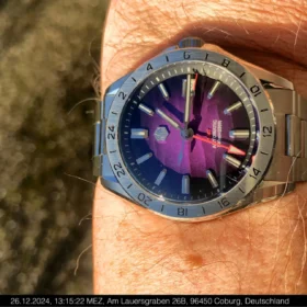 San Martin SN0129G GMT Watch 39mm Desert Texture Luxury NH34 Automatic AR Sapphire BGW9 luminous photo review