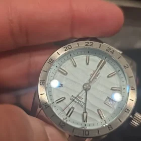 San Martin SN0129G GMT Watch 39mm Desert Texture Luxury NH34 Automatic AR Sapphire BGW9 luminous photo review