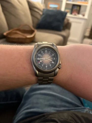 Titanium Field Watch Boderry Voyager A11 Field Seiko NH35 Movement Sapphire Swiss Lume 40MM 10Bar photo review