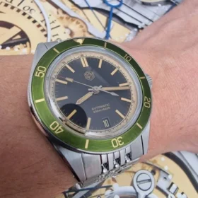 San Martin SN0116G Dive Watch 39.5mm NH35 Automatic AR Sapphire C3 Lume 120 clicks 20Bar photo review