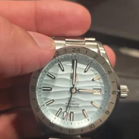 San Martin SN0129G GMT Watch 39mm Desert Texture Luxury NH34 Automatic AR Sapphire BGW9 luminous photo review